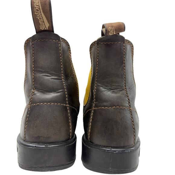 Blundstone Mustard Elastic Side Ankle Chelsea Boot Men’s US Size 8.5 1919 Gray - Picture 5 of 9